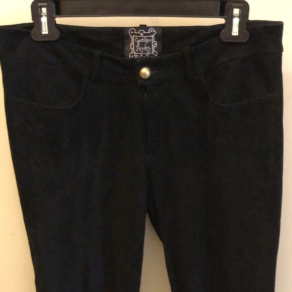 Cynthia Rowley Leather Suede Bermuda Shorts Capris Size 4 Dressy - Picture 2 of 10